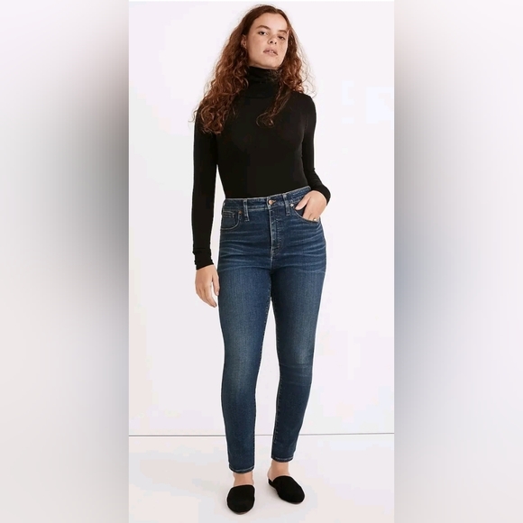 Madewell Denim - Madewell Curvy High-Rise Skinny Women's Jeans, Size: 33 Tall